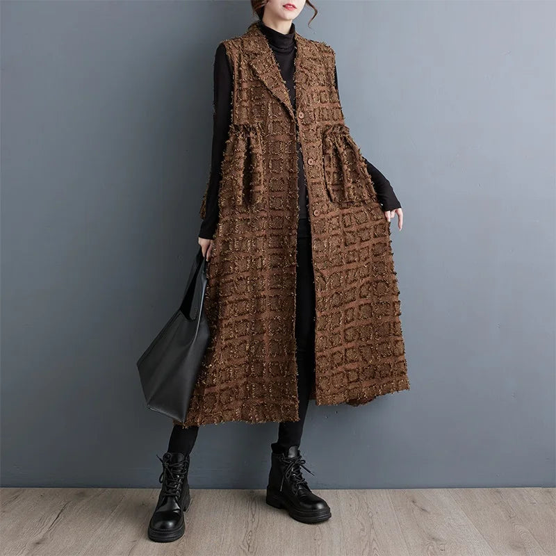 Oversized Vintage Vest Jacket