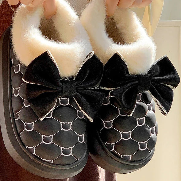 Ankle Boots Female Bowknot