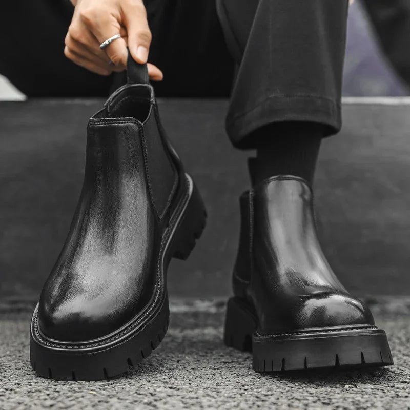 Thick Bottom Waterproof Chelsea Boot