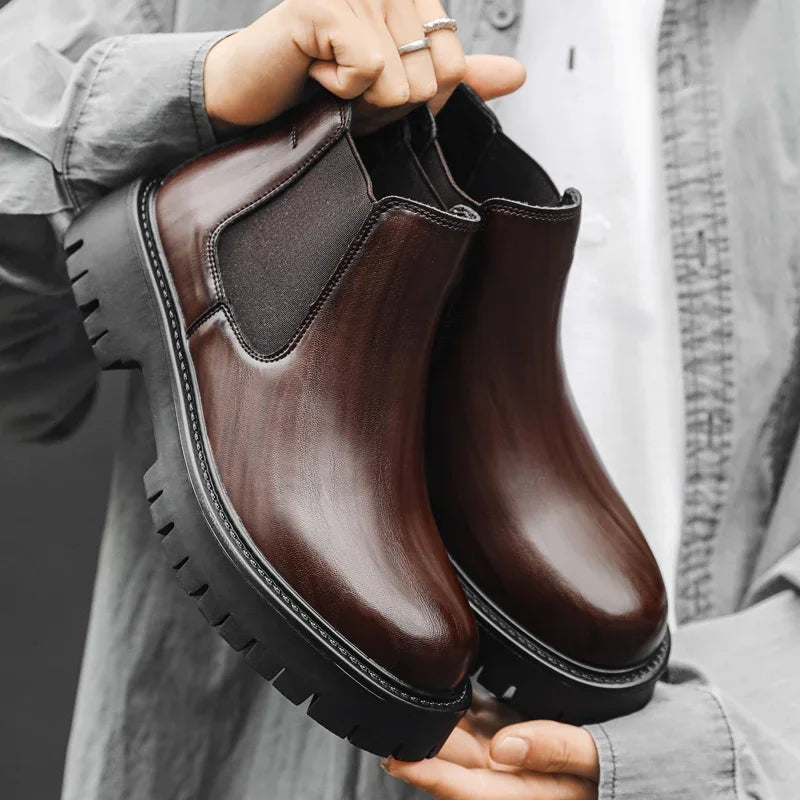 Thick Bottom Waterproof Chelsea Boot