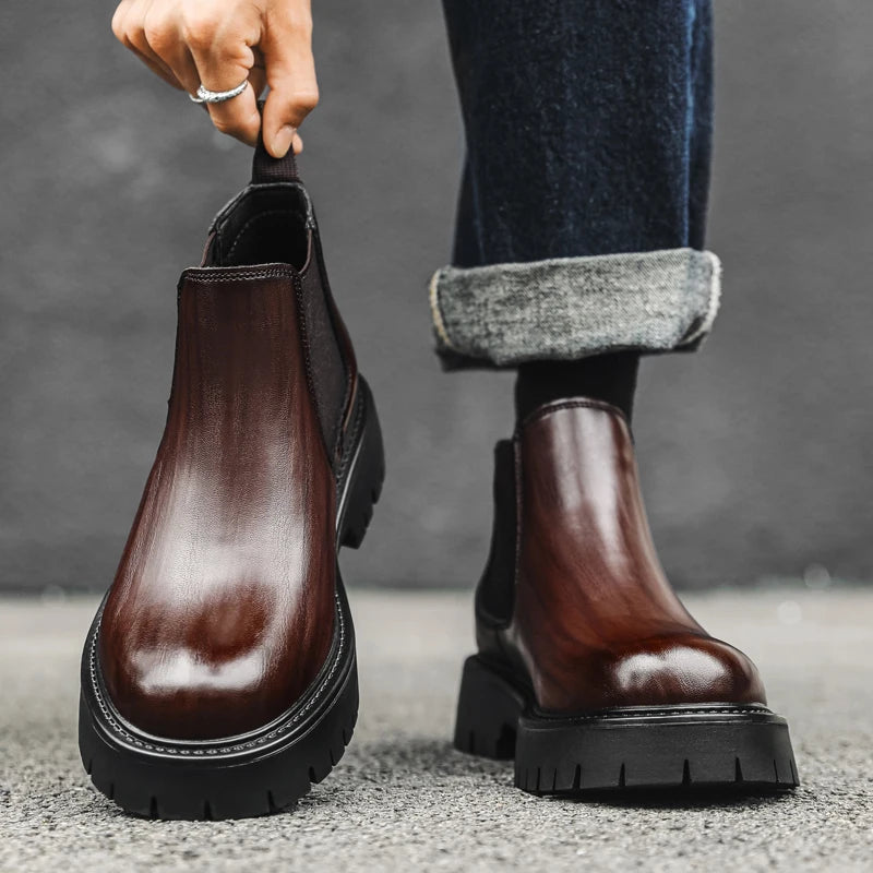 Thick Bottom Waterproof Chelsea Boot